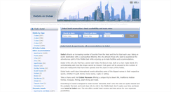 Desktop Screenshot of dubaihoteluae.com